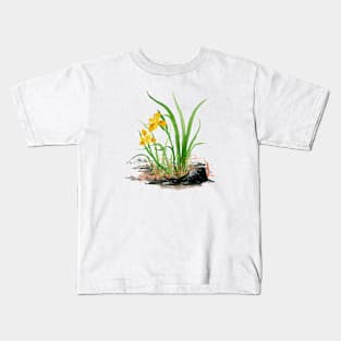 June 6th birthday flower Kids T-Shirt